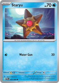 Staryu - ME03: Perfect Order (ME03) #020/088 - Common Pokémon Trading Card