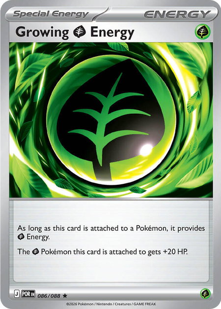 Growing Grass Energy - ME03: Perfect Order Pokémon trading card