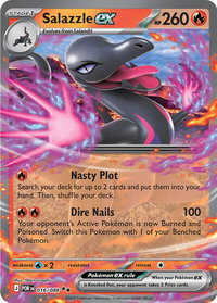 Salazzle ex - 016/088 - ME03: Perfect Order (ME03) #016/088 - Double Rare Pokémon Trading Card