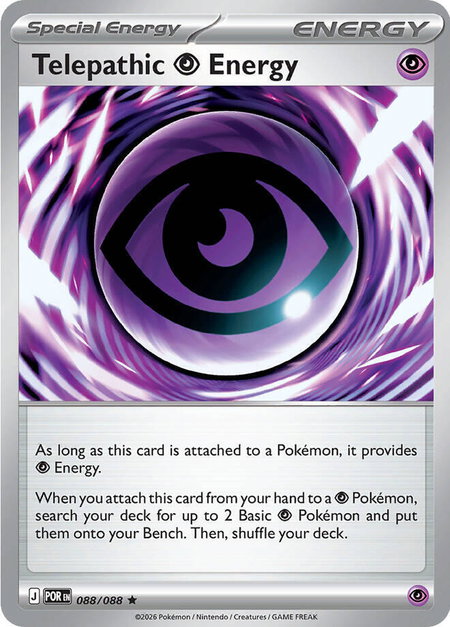 Telepathic Psychic Energy trading card from ME03: Perfect Order Telepathic Psychic Energy - ME03: Perfect Order Pokémon trading card