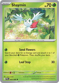 Shaymin - ME03: Perfect Order (ME03) #003/088 - Uncommon Pokémon Trading Card