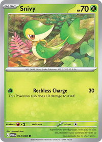 Snivy - ME03: Perfect Order (ME03) #004/088 - Common Pokémon Trading Card