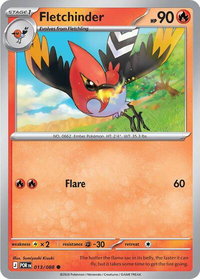 Fletchinder - ME03: Perfect Order (ME03) #013/088 - Common Pokémon Trading Card
