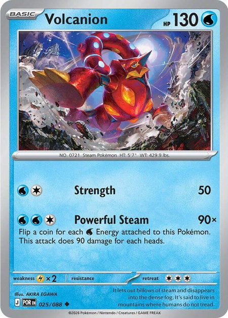 Volcanion - ME03: Perfect Order Pokémon trading card