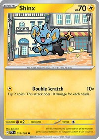Shinx - ME03: Perfect Order (ME03) #026/088 - Common Pokémon Trading Card