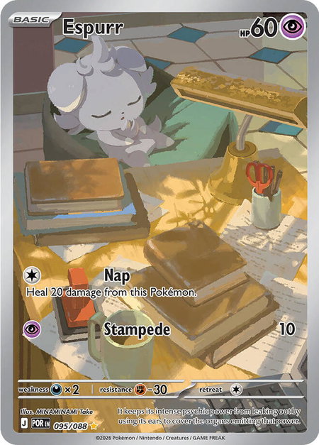 Espurr - 095/088 - ME03: Perfect Order Pokémon trading card