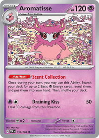 Aromatisse - ME03: Perfect Order (ME03) #036/088 - Uncommon Pokémon Trading Card