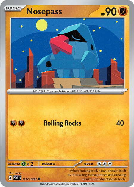 Nosepass - ME03: Perfect Order Pokémon trading card