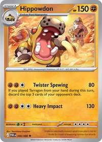 Hippowdon - ME03: Perfect Order (ME03) #040/088 - Uncommon Pokémon Trading Card
