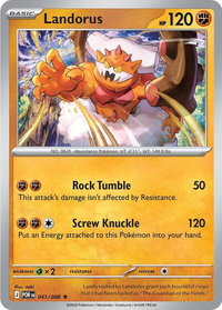 Landorus - ME03: Perfect Order (ME03) #041/088 - Rare Pokémon Trading Card