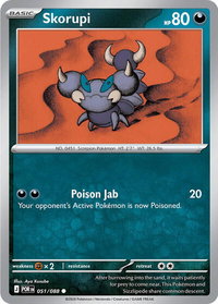 Skorupi - ME03: Perfect Order (ME03) #051/088 - Common Pokémon Trading Card