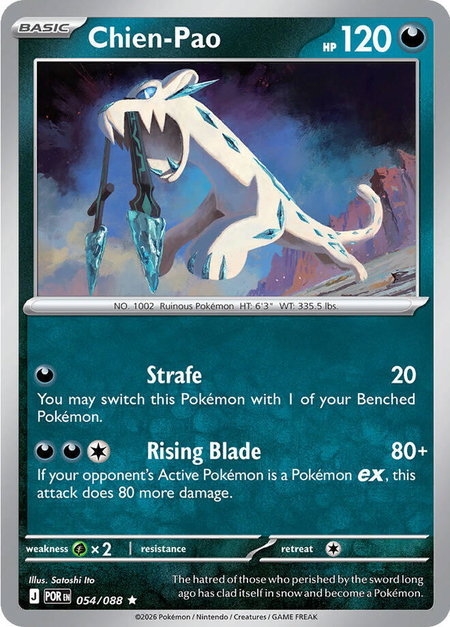 Chien-Pao - ME03: Perfect Order Pokémon trading card