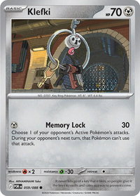 Klefki - ME03: Perfect Order (ME03) #059/088 - Common Pokémon Trading Card