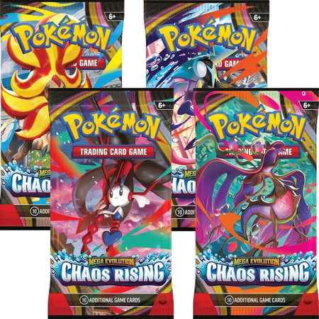 Chaos Rising Booster Pack Art Bundle [Set of 4] - ME04: Chaos Rising Pokémon trading card