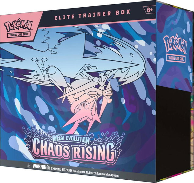 Chaos Rising Elite Trainer Box trading card from ME04: Chaos Rising Chaos Rising Elite Trainer Box - ME04: Chaos Rising Pokémon trading card