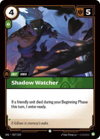 Shadow Watcher - Unleashed (UNL) #037/219 - Common Riftbound Trading Card