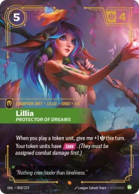 Lillia - Protector of Dreams - Unleashed (UNL) #058/219 - Epic Riftbound Trading Card