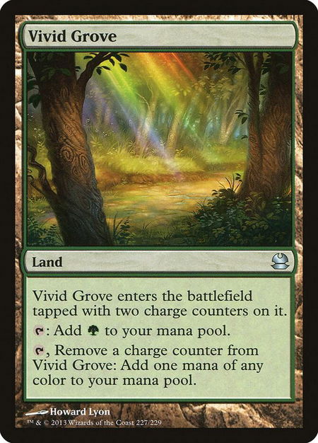 Vivid Grove - Modern Masters Magic: The Gathering trading card