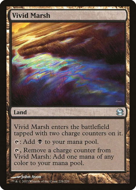 Vivid Marsh - Modern Masters Magic: The Gathering trading card