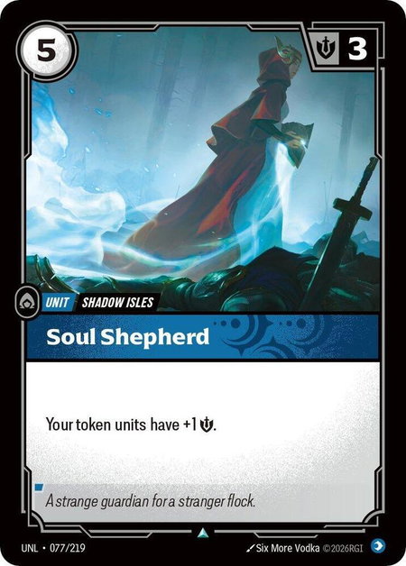 Soul Shepherd - Unleashed Riftbound trading card