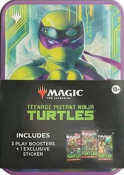 Teenage Mutant Ninja Turtles - Tin (Donatello) trading card from Teenage Mutant Ninja Turtles Teenage Mutant Ninja Turtles - Tin (Donatello) - Teenage Mutant Ninja Turtles Magic: The Gathering trading card
