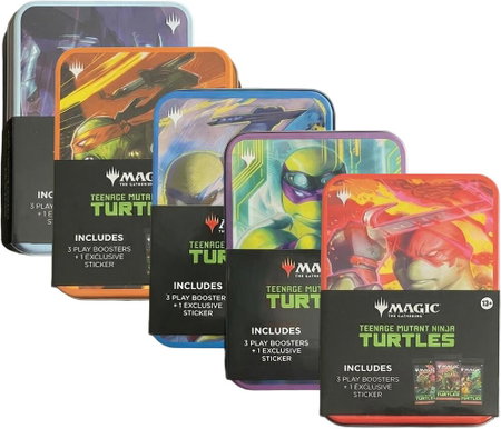 Teenage Mutant Ninja Turtles - Tin [Set of 5] - Teenage Mutant Ninja Turtles Magic: The Gathering trading card