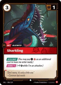 Sharkling - Unleashed (UNL) #006/219 - Common Riftbound Trading Card