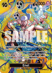 Enel (SP) - Adventure on Kami's Island (OP15-EB04) #EB02-052 - Super Rare One Piece Trading Card