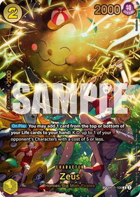 Zeus (SP) - Adventure on Kami's Island (OP15-EB04) #OP11-106 - Rare One Piece Trading Card