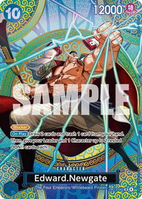Edward.Newgate (SP) - Adventure on Kami's Island (OP15-EB04) #OP13-042 - Super Rare One Piece Trading Card