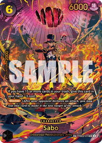 Sabo (PRB02-014) (SP) - Adventure on Kami's Island (OP15-EB04) #PRB02-014 - Super Rare One Piece Trading Card