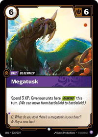 Megatusk - Unleashed (UNL) #126/219 - Common Riftbound Trading Card