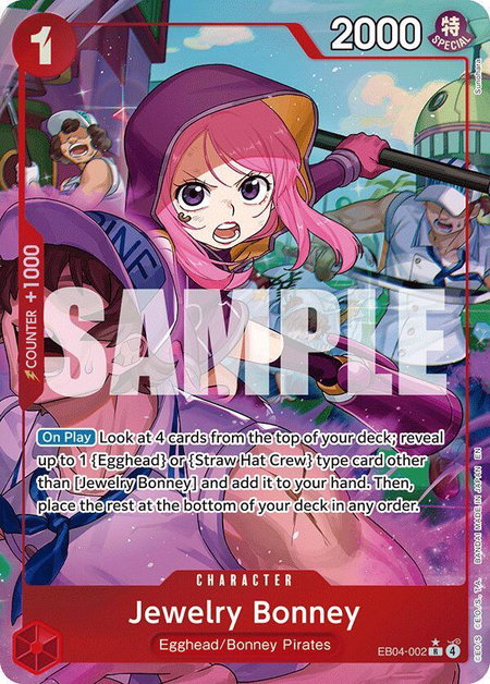 Jewelry Bonney (EB04-002) (Alternate Art) - Adventure on Kami's Island One Piece trading card