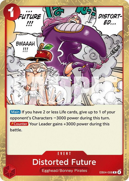 Distorted Future - Adventure on Kami's Island One Piece trading card