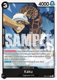 Kaku - Adventure on Kami's Island (OP15-EB04) #EB04-043 - Rare One Piece Trading Card