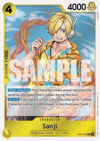 Sanji (EB04-052) - Adventure on Kami's Island (OP15-EB04) #EB04-052 - Rare One Piece Trading Card