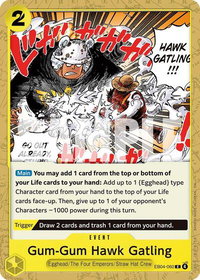 Gum-Gum Hawk Gatling - Adventure on Kami's Island (OP15-EB04) #EB04-060 - Common One Piece Trading Card