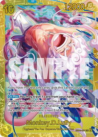 Monkey.D.Luffy (EB04-061) - Adventure on Kami's Island (OP15-EB04) #EB04-061 - Secret Rare One Piece Trading Card