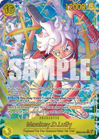 Monkey.D.Luffy (EB04-061) (Alternate Art) - Adventure on Kami's Island (OP15-EB04) #EB04-061 - Secret Rare One Piece Trading Card