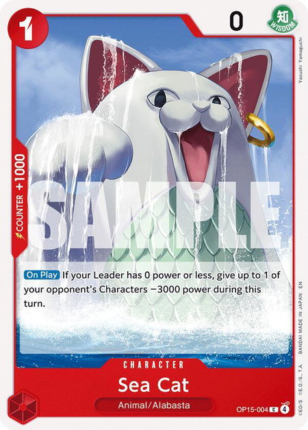 Sea Cat - Adventure on Kami's Island One Piece trading card