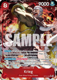 Krieg (OP15-008) (Alternate Art) - Adventure on Kami's Island (OP15-EB04) #OP15-008 - Super Rare One Piece Trading Card