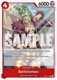 Bartolomeo - Adventure on Kami's Island (OP15-EB04) #OP15-014 - Rare One Piece Trading Card