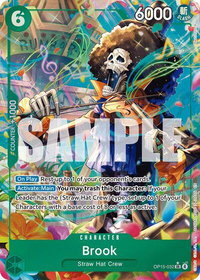 Brook (OP15-032) (Alternate Art) - Adventure on Kami's Island (OP15-EB04) #OP15-032 - Super Rare One Piece Trading Card