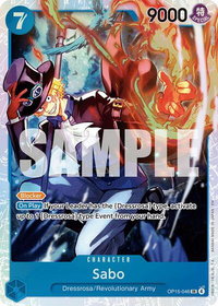 Sabo - Adventure on Kami's Island (OP15-EB04) #OP15-046 - Super Rare One Piece Trading Card