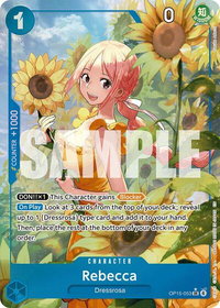 Rebecca (OP15-053) (Alternate Art) - Adventure on Kami's Island (OP15-EB04) #OP15-053 - Super Rare One Piece Trading Card