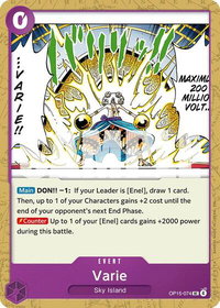 Varie - Adventure on Kami's Island (OP15-EB04) #OP15-074 - Uncommon One Piece Trading Card