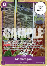 Mamaragan - Adventure on Kami's Island (OP15-EB04) #OP15-078 - Super Rare One Piece Trading Card
