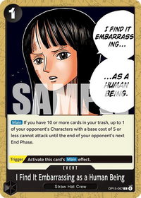 I Find It Embarrassing as a Human Being - Adventure on Kami's Island (OP15-EB04) #OP15-097 - Common One Piece Trading Card