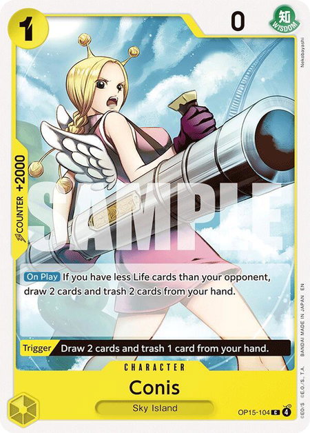 Conis - Adventure on Kami's Island One Piece trading card