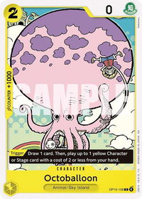 Octoballoon - Adventure on Kami's Island (OP15-EB04) #OP15-106 - Common One Piece Trading Card